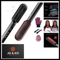 TYMO Ring Plus Haarglättungsbürste schwarz