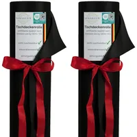 Sensalux Tischdeckenrollen-Set, 2 Stück, stoffähnliches Vlies, Event, Geburtstagsfeier, 1,18m
