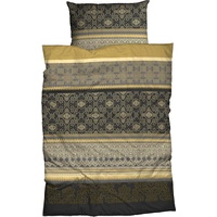Casatex Bettwäsche Giuliana 135 x 200 cm Satin Gold