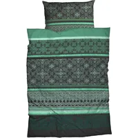 Casatex Bettwäsche Giuliana 155 x 220 cm Satin Grün