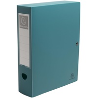 Exacompta 89370E 6x Archivbox mit Druckknopf, Rückenbreite 80mm, Recycling-PP,