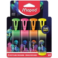Maped Deepsea Paradise Textmarker farbsortiert, 4 St.