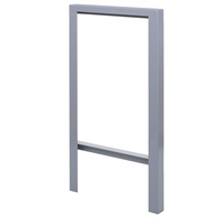 MCW Fahrradbügel MCW-J74 Fahrradständer Anlehnbügel, verzinkter Karbonstahl Outdoor-pulverbeschichtet 115x60x6cm