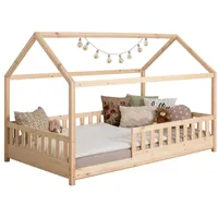 TICAA TiCAA Kinderbett Hausbett Kay 90x200 cm, 100x200 cm,