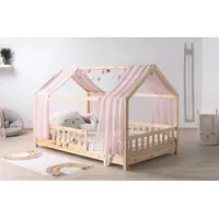 TICAA Hausbett Kim 100 x 200 cm Kiefer massiv