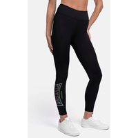 Lonsdale Coalmoor Leggings - Black / Rainbow - M