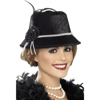 Smiffy’s 20s Hut, Schwarz