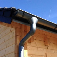 4 Home and Garden Metall Dachrinnenset 327KB für Satteldächer