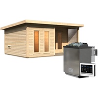 Karibu Mainburg 9 kW Bio-Kombiofen + int. Steuerung