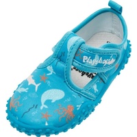 Playshoes Aqua-Schuh Meerestiere | Blau,Orange,türkis,Weiß,Grün - 32/33