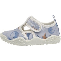 Playshoes Aqua-Schuh Dino allover blau, 18/19