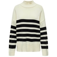Only Pullover 'SAGA' - Schwarz,Weiß - M