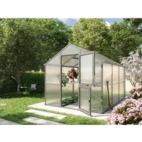 KGT Iris III Aluminium Anthrazit-Grau Polycarbonat transparent 16 mm