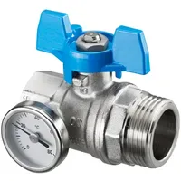 OVENTROP Kugelhahn 1 Zoll mit Thermometer
