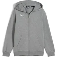 Puma teamGOAL Casuals Hooded Jacket Jr grau 128