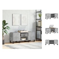 VidaXL Plattenschrank Betongrau 121x38x48 cm Holzwerkstoff