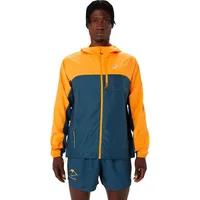 Asics Performance, Herren, Laufjacke, Fujitrail Packable Windbreaker (L), Orange,