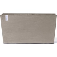 Ecopots Blumentopf ECOPOTS "Paris mit Rollen 100 Taupe", grau