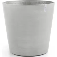 Ecopots Blumentopf ECOPOTS "Amsterdam mit Rollen 100 Weißgrau", weiß