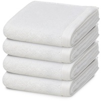 VOSSEN Vegan Life Gästehandtuch 40 x 60 cm weiß