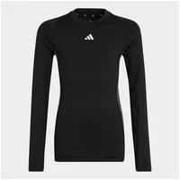 Adidas TECHFIT LS Kinder/Teenager Trainingsshirt langarm schwarz - 128