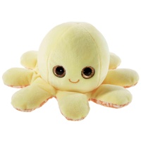 HEUNEC 323940 - Oktopus, Plüschtier, gelb,
