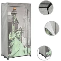 VidaXL Kleiderschrank 75×45×160 cm New York Stoff