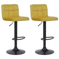 CLP 2er Set Barhocker Feni Samt