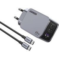 UGREEN Nexode Pro 65W GaN Schnellladegerat schwarz/grau (25874)