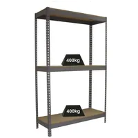 Proregal Schwerlastregal Wood Yeti Three HxBxT 200x180x45cm | Fachlast