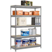 Proregal Schwerlastregal Wood Yeti Light Five HxBxT 200x100x45cm |