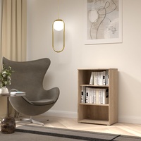 Forte TEMPRA2 Bücherregal, Holzwerkstoff, Sonoma Eiche, B x H