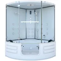AcquaVapore Dampfdusche Whirlpool Dusche Duschkabine K70-WS-TH 150x150cm Ohne Zusatzoptionen
