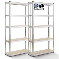 Arebos Schwerlastregal Kellerregal Lagerregal Steckregal 180x90x40cm Regal