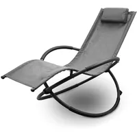 LACESTONE Relax Liege Liegestuhl Gartenliege Sonnenliege Klappsessel Relaxliege Schaukelliege