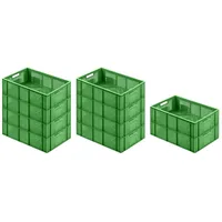 Proregal 10x Eurobehälter Obst- und Gemüsekasten HxBxT 17,1x40x60cm |