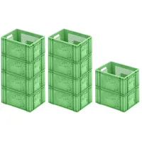 Proregal 10x Eurobehälter Obst- und Gemüsekasten HxBxT 19x30x40cm |