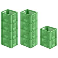 Proregal 10x Eurobehälter Obst- und Gemüsekasten HxBxT 27,2x30x40cm |