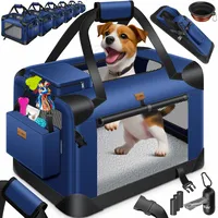 Lovpet LOVPET® Hundebox Hundetransportbox faltbar Inkl.Hundenapf Transporttasche Hundetasche Transportbox