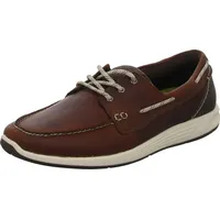 CLARKS Leder-Slipper ATL Sail Go" in Braun 44 -