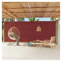 VidaXL Seitenmarkise Ausziehbar 220x600 cm Rot