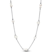 Pandora Perlenkette 393175C01 Halskette Damen mit Süßwasserzuchtperlen Silber