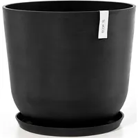 Ecopots Blumentopf ECOPOTS "Oslo 55 + Wassersystem Dunkelgrau", grau