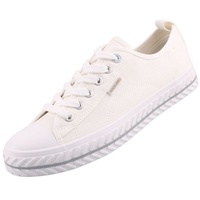 Dockers by Gerli Damen Canvas Sneaker Weiß