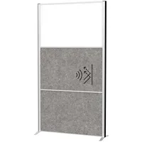 Maul Stellwandsystem MAULconnecto 2x Akustik dunkel 1x WB, Stand