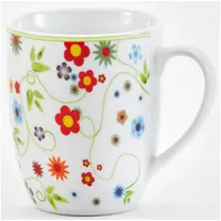 VAN WELL Vario Flower Kaffeetasse 0,3 l Bunt 6