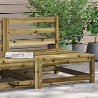 VidaXL Gartensofa ohne Armlehnen 70x70x67 cm Kiefernholz Imprägniert