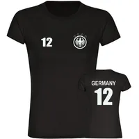 Multifanshop Damen T-Shirt - Germany - Adler Retro Trikot