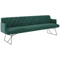 KAWOLA Esszimmerbank CHARME Cord smaragd 166cm