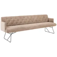 KAWOLA Esszimmerbank CHARME Cord taupe 166cm